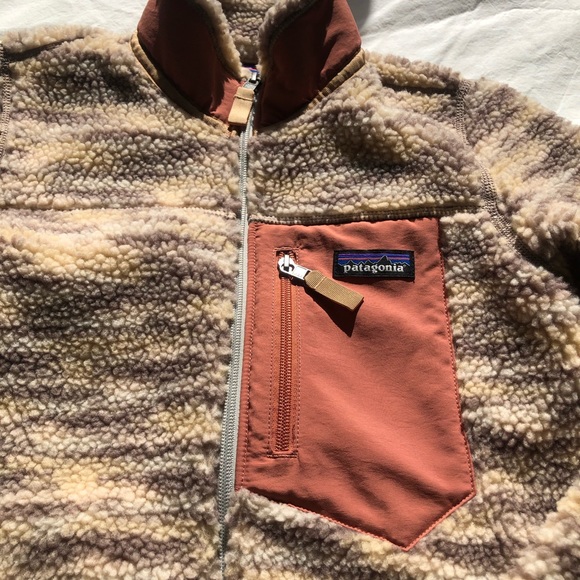 **SOLD** NWT Patagonia Classic Retro-X Fleece Jacket - Space Dye Oatmeal - Picture 3 of 10